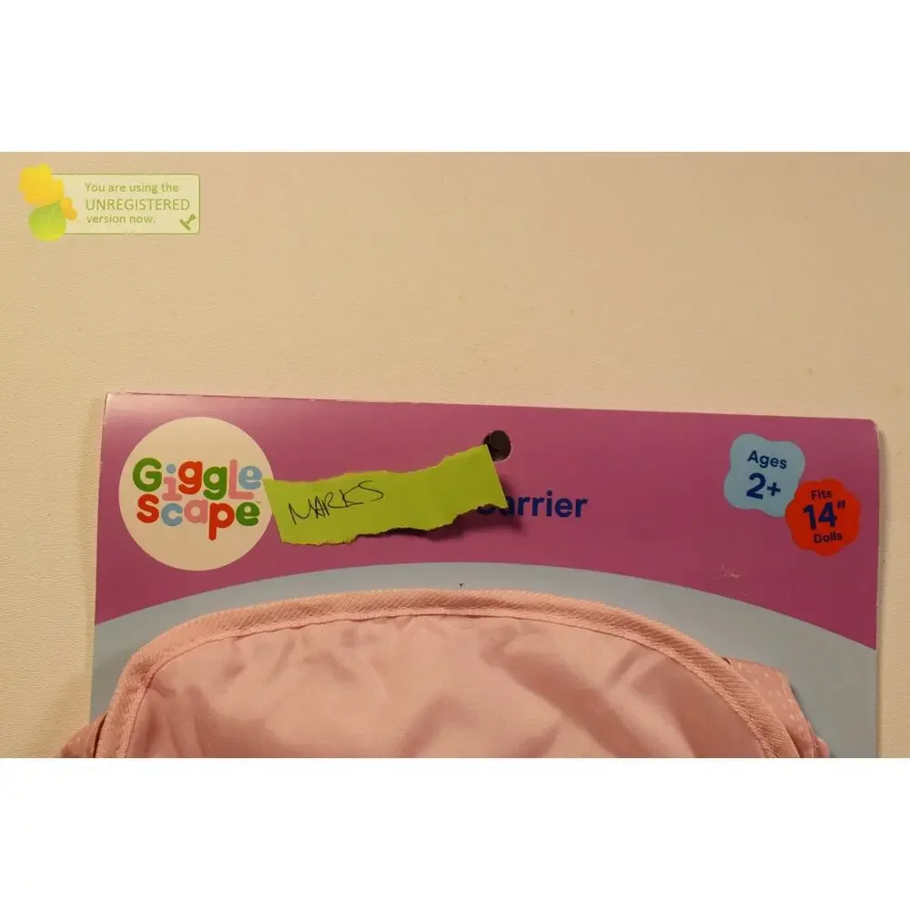 Gigglescape Baby Doll Carrier for 14" - 16" Dolls (Marks) - Picture 2 of 6